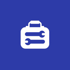 Sticker - Toolbox, box and tools icon