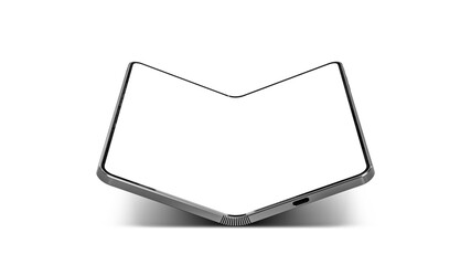 Wall Mural - smartphone with fold feature - modern construction, future of modern smartphones or tablets