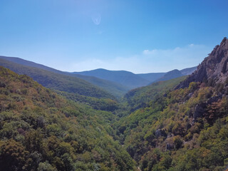 Wall Mural - mountain views in greenery, green hills