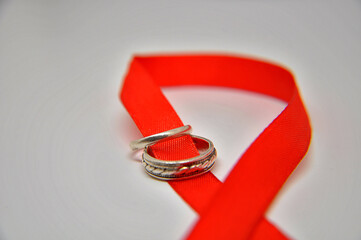 marriage with AIDS: symbol of awareness