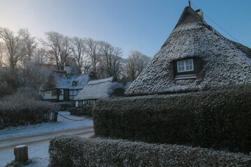 Wall Mural - Sieseby an der Schlei in traumhafter Winterlandschaft 