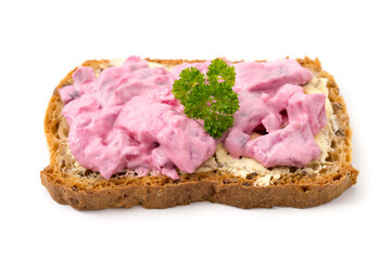 Poster - Brot mit Heringssalat