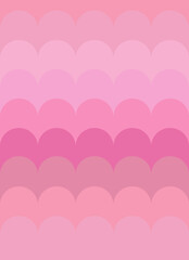 Vector of a pink gamut color scales, pattern, texture, background.