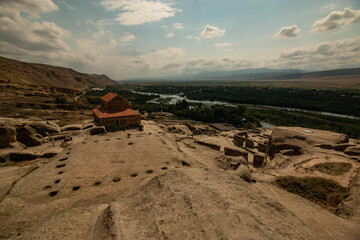 Wall Mural - ancient buildings in the stone city