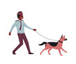 © Macrovector - Security Dog Flat Composition