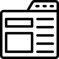 Wall Mural - website vector icon