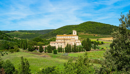 Canvas Print - Pienza and the Val D'Orcia