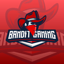 Red Banding E Sport Logo Concept