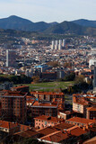 Fototapeta Miasto - Building in the city of Bilbao