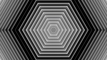 Poster - Abstract neon background of hexagons. Seamless