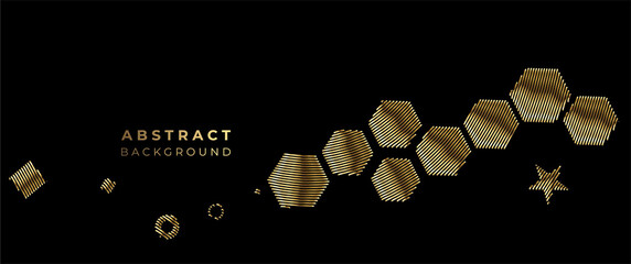 Wall Mural - Abstract Gold pattern design and background. Use for modern design, cover, poster, template, brochure, decorated, flyer, banner.