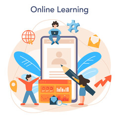 Website analyst online service or platform. Web page improvement