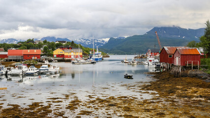 Wall Mural - Town Inndyr, Norway