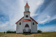 © Nancy Anderson - Blue sky over the historic St. Martin’s Roman Catholic Church in Billimun, Saskatchewan, Canada