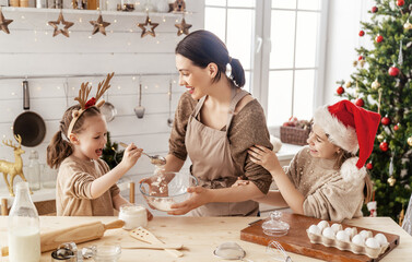 Cooking Christmas food