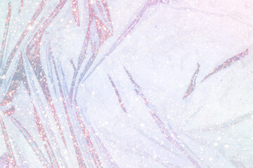 Wall Mural - glitter pink background shiny plastic surface texture