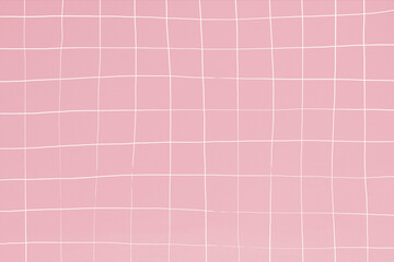 Wall Mural - Pink tile wall texture background distorted