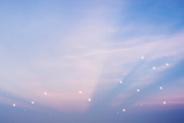 Wall Mural - blue starry sky pattern sparkle image background