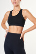 © Rawpixel.com - Asian woman in  black activewear mockup