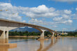 © Nkt.Nipharat - Third Thai–Lao Friendship Bridge against clear blue sky and clouds at Nakhon Phanom,Thailand.