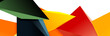 © antishock - Triangle mosaic abstract background, 3d triangular low poly shapes. Geometric vector illustration for covers, banners, flyers and posters and other