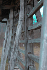 old wooden fence