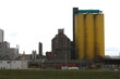 Industriegebiet mit Silos am Datteln-Hamm-Kanal in Hamm, Nordrhein-Westfalen
