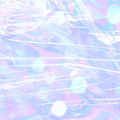 Wall Mural - plastic wrap texture background holographic pastel