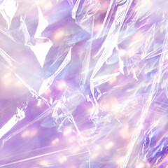 Wall Mural - purple holographic glitter background plastic surface texture