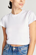 © Rawpixel.com - Women in a sexy white cropped top with design space
