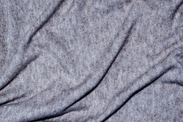 texture background and pattern of grey cloth or fabric for design or background