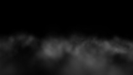 Wall Mural - fog or mist looped overlay animation