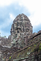 Canvas Print - Temple Bayon à Angkor, Cambodge 