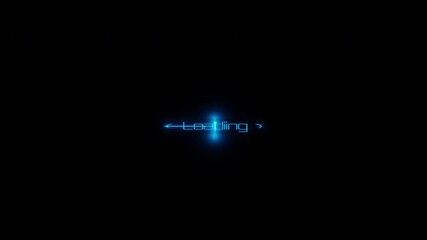 Animation loading bar. Creative background. Neon effect.