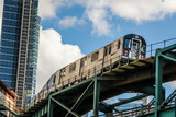 Fototapeta Na ścianę - Elevated train in New York