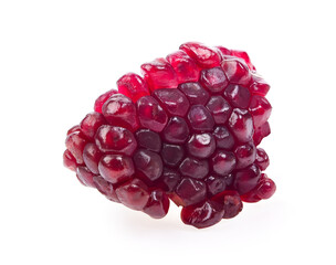 Wall Mural - Fruit pomegranate on white background