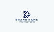 KG Logo Design Template Vector Graphic Branding Element.
