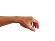 © Masteronline2017 - hand of man is show gesture to reach out pick up or take something isolated on white background
