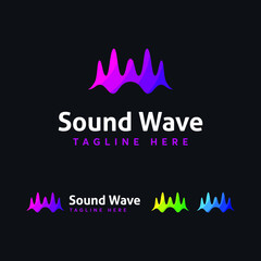 Wave logo design vector