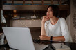 © Seleznov_Molchanova - Upset asian woman working from home office.