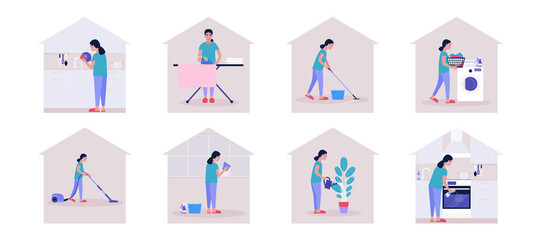 Wall Mural - Housekeeping concept