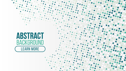 Wall Mural - abstract dots halftone background gradient design with geometric composition.futuristic minimal patt