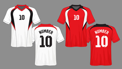 Soccer jersey template.sport t-shirt design.	