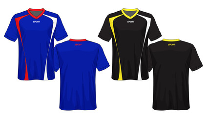 Soccer jersey template.sport t-shirt design.	