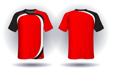 Soccer jersey template.sport t-shirt design.	