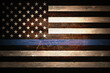 Thin Blue Line Police Flag Background