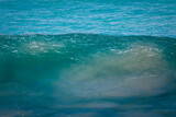 Fototapeta  - Front view of wave at ocean.