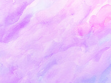 Abstract Watercolor Background With Purple Pattern