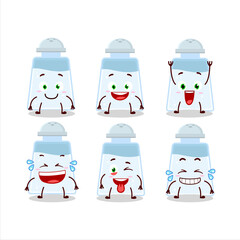 Wall Mural - Cartoon character of salt shaker with smile expression