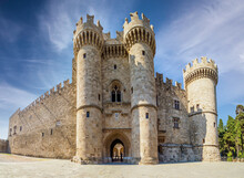 The Palace Of The Grand Master Of The Knights Of Rhodes Island, Greece